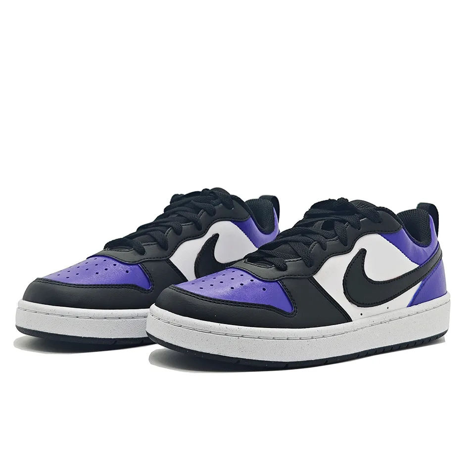 Детские скейтерские кроссовки Court Borough Nike, Black Purple Toe Colorway — фото 4