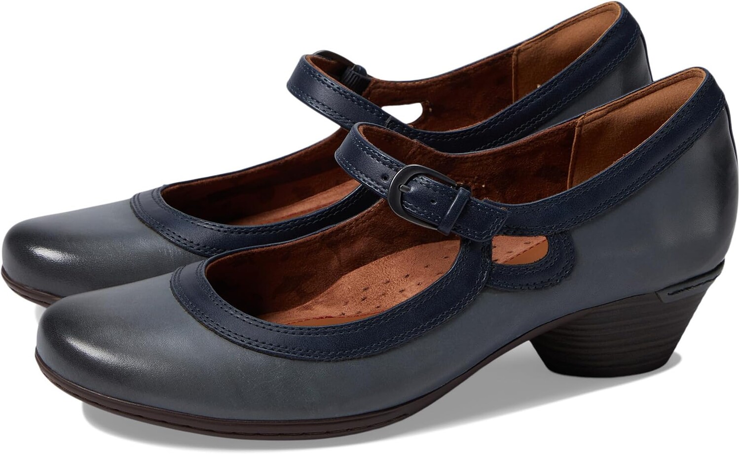 

Туфли Laurel Mary Jane Cobb Hill, цвет Blue Leather