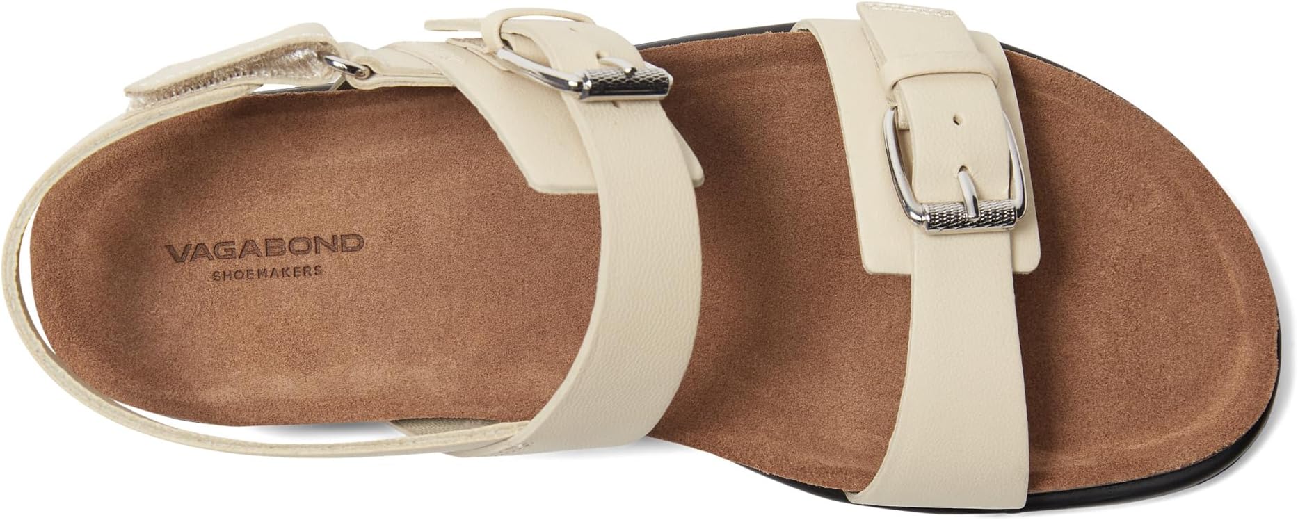 Сандалии Vagabond Shoemakers Effie Double Buckle Sandals, цвет Off-White — фото 2