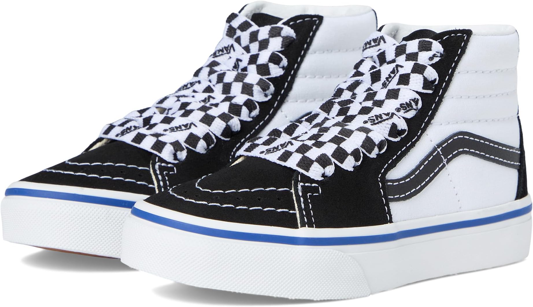 

Кроссовки Vans Kids SK8-HI, цвет Logo Check Black/White