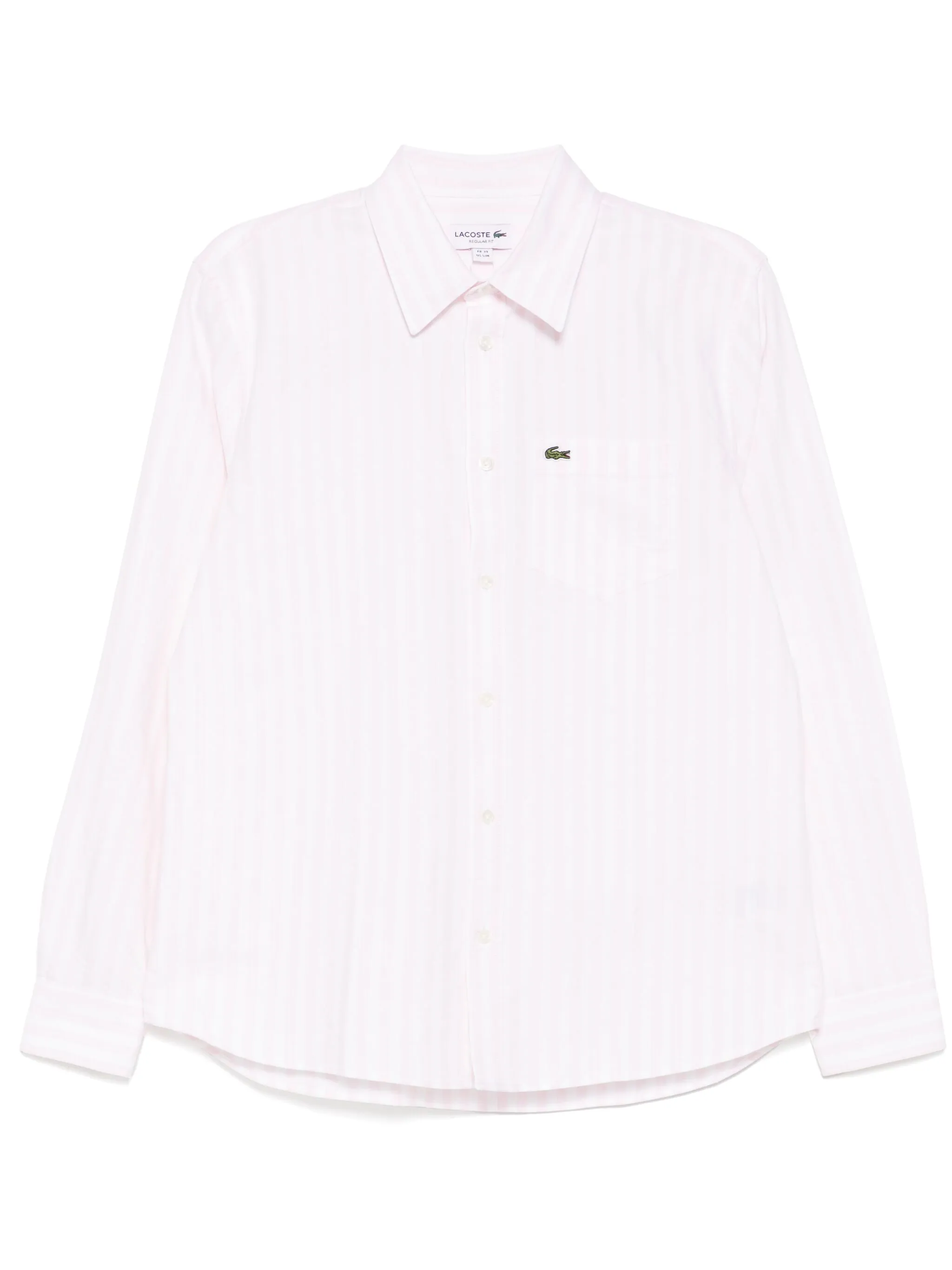 

Рубашка оксфорд в полоску Lacoste, розовый