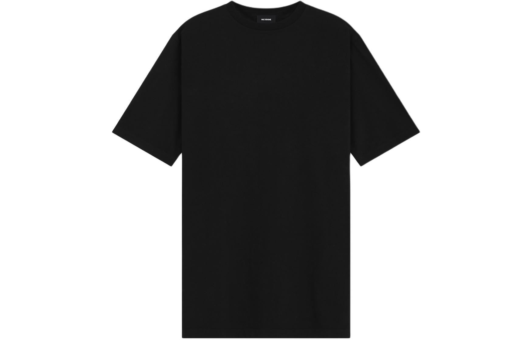 

WE11DONE Футболка унисекс черная SS24