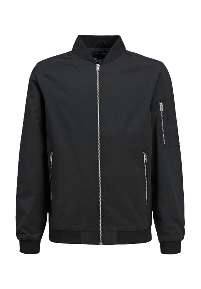 

Куртка-Бомбер Originals с воротником-стойкой и карманами на молнии для детей Originals By Jack & Jones, черный