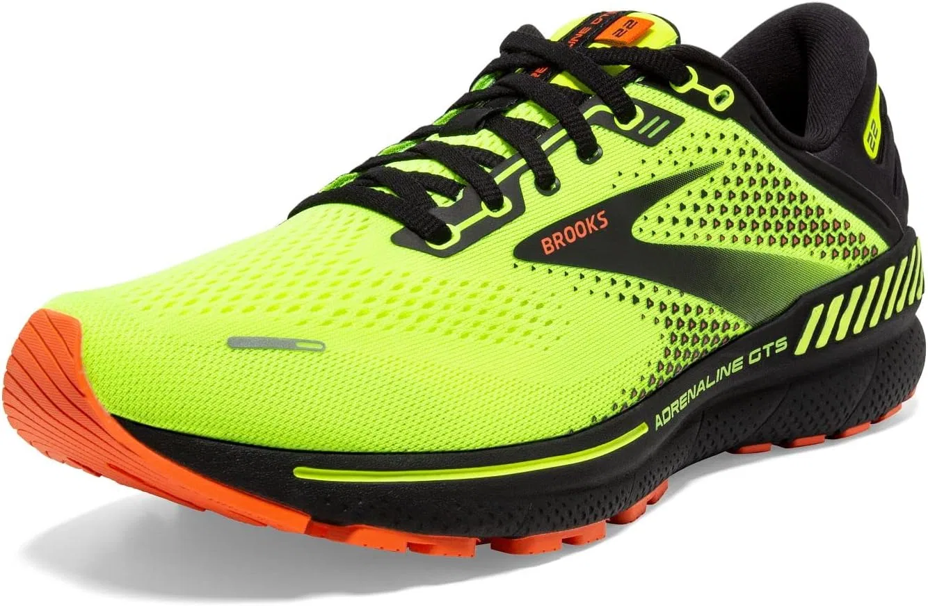 Мужские беговые кроссовки Brooks Adrenaline GTS 22, Nightlife Black Flame