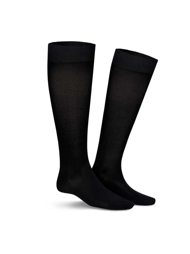 

Kunert Высокие носки Clark с эластичной лентой, черные