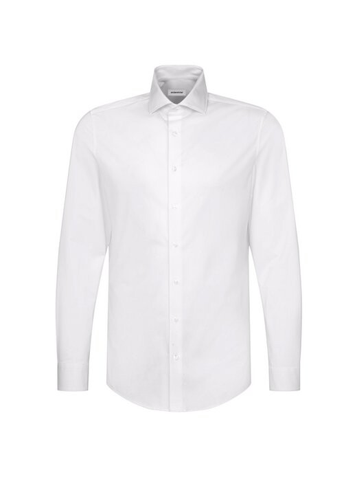 

Узкая рубашка из джерси с длинными рукавами Seidensticker, белый