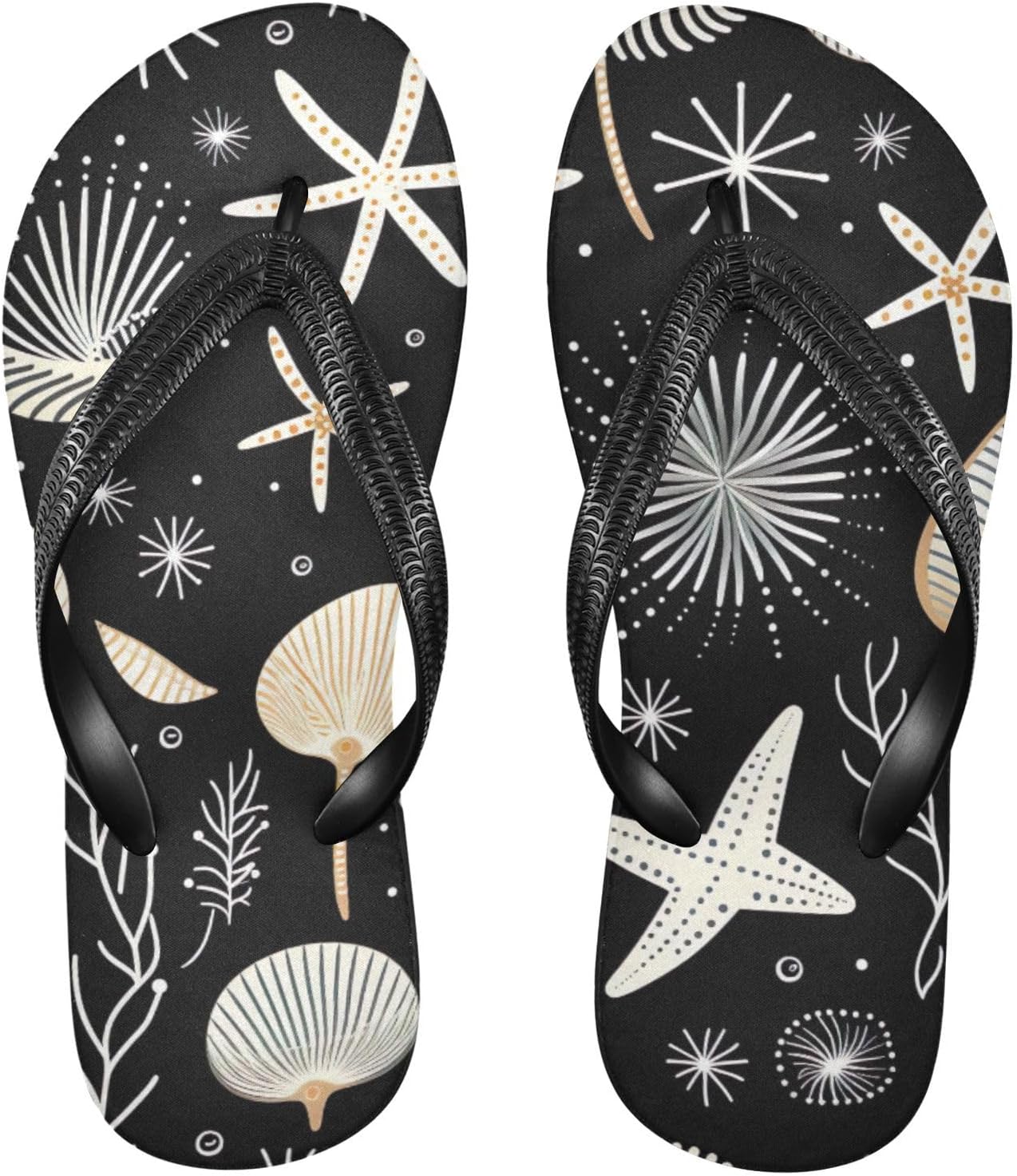 

Пляжные летние сандалии Seashell Starfish для женщин и мужчин, шлепанцы для душа Kfbe