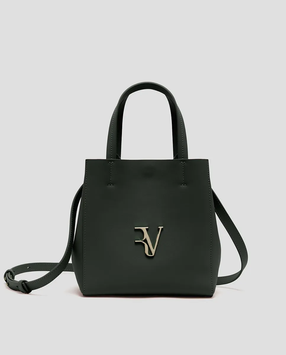 

Женская сумка Bruna Tote Midi из кожи Roberto Verino, светло-зеленый