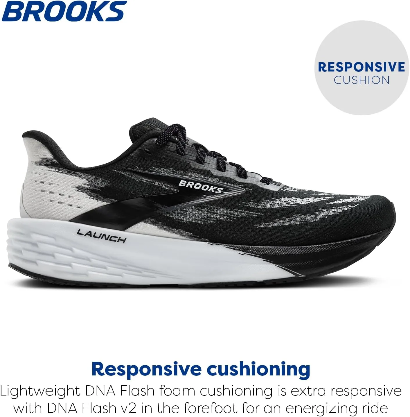 Мужские кроссовки Brooks Launch 11, белый — фото 2