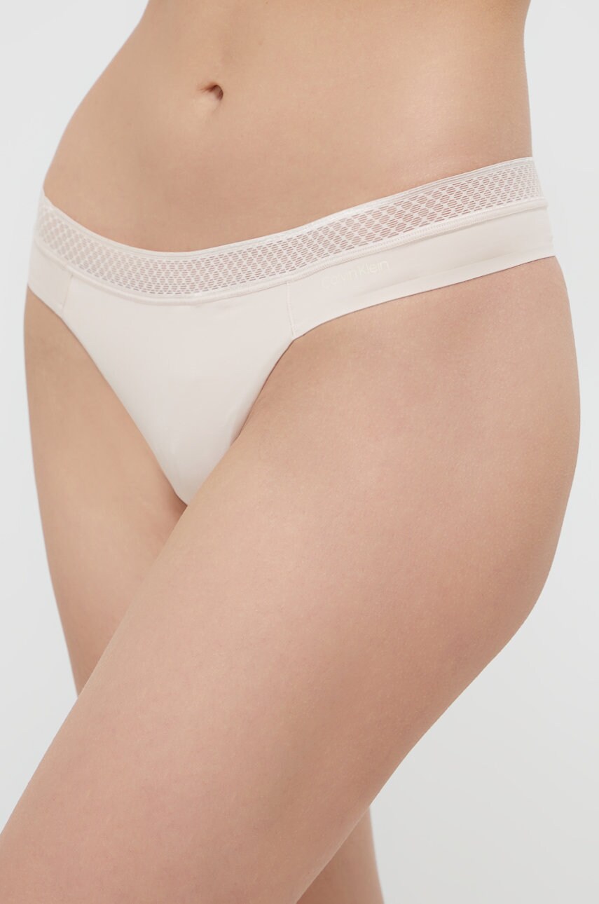 

Нижнее белье стринги Calvin Klein Underwear, бежевый