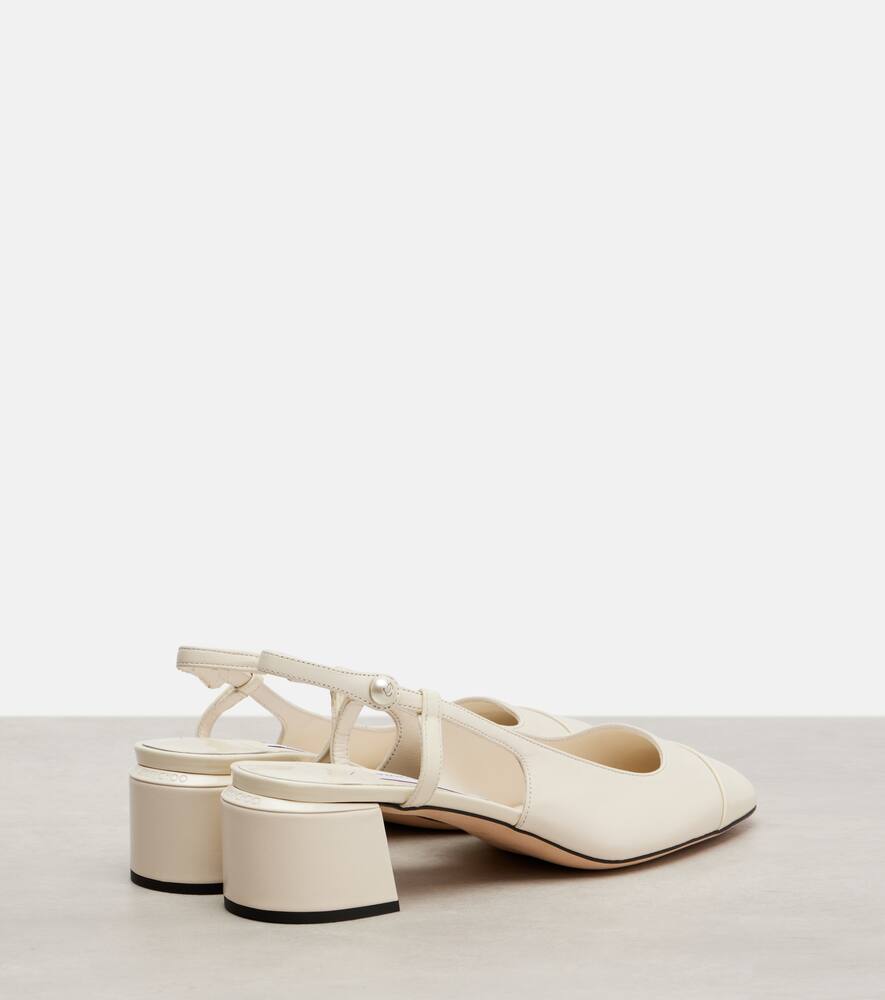Туфли-лодочки Elisa 45 на ремешке из кожи Jimmy Choo, Latte — фото 2