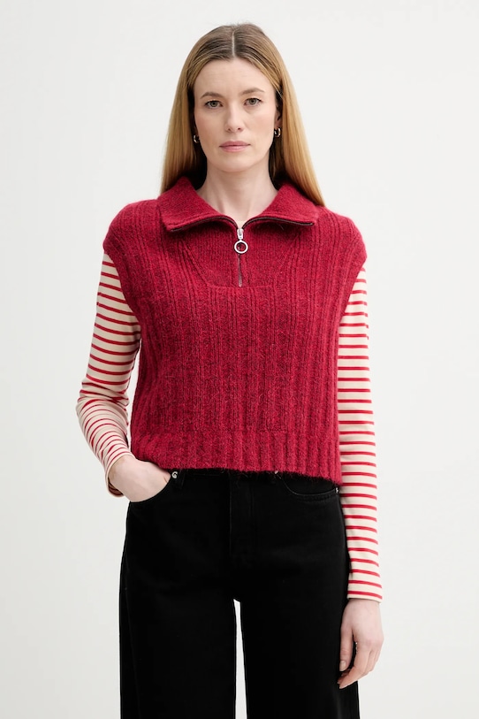 

Жилет из смесовой шерсти Marc O'Polo, красный