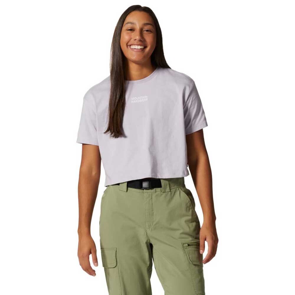 

Футболка Mountain Hardwear MHW Logo Crop, фиолетовый