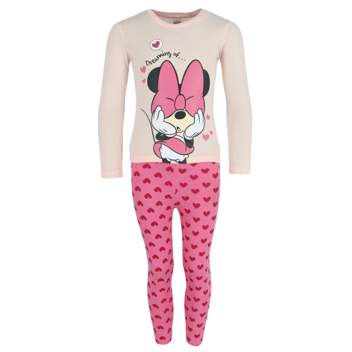 

Пижамный комплект для девочек Disney Minnie Mouse Textiel Trade, розовый