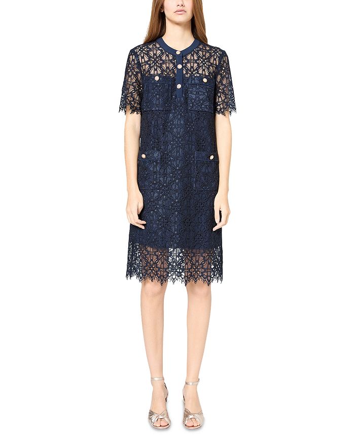 

Платье-рубашка Placidie Lace Gerard Darel, синий