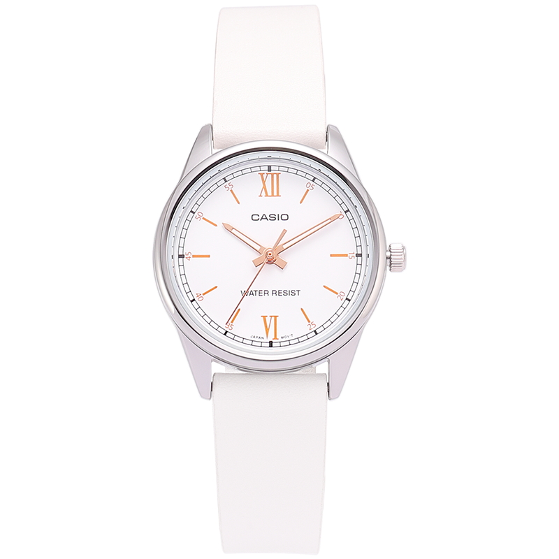 

Женские часы Standard Series 28.2 мм белые CASIO