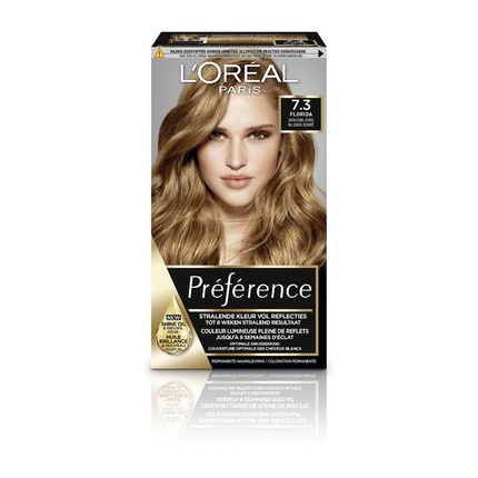 

Loreal Paris Preference 7.3 Золотисто-русый цвет волос L'Oréal