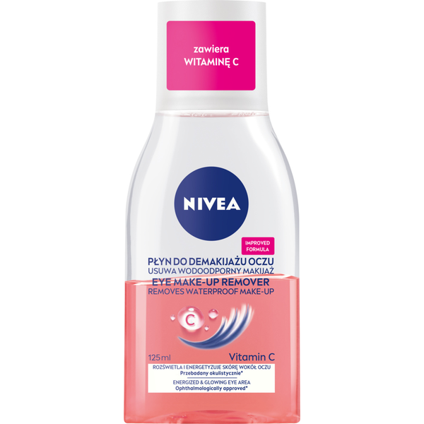 

Питательное двухфазное средство для снятия макияжа с глаз, 125 мл Nivea