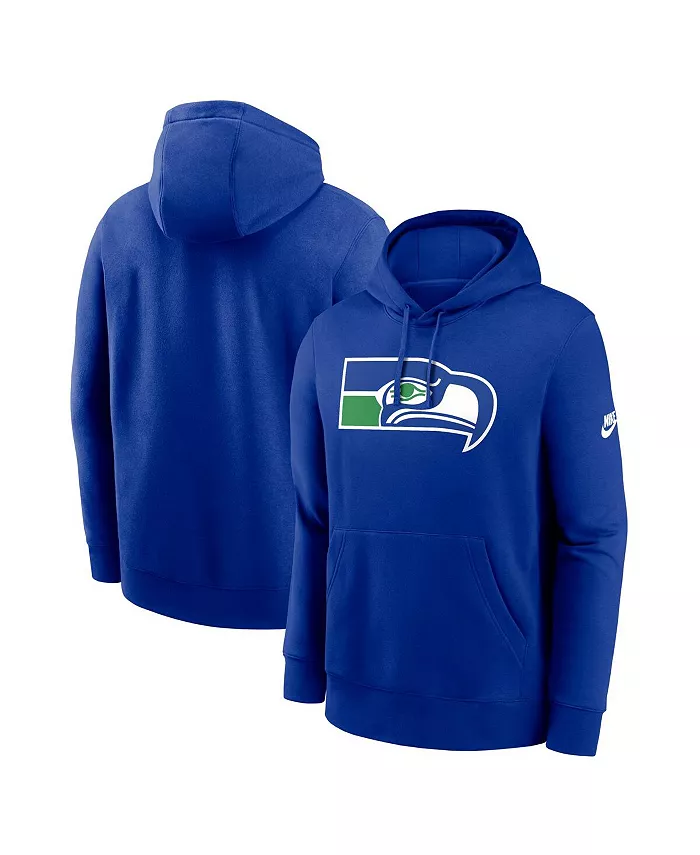 

Мужской толстовка Club Fleece с капюшоном Seattle Seahawks Royal Nike