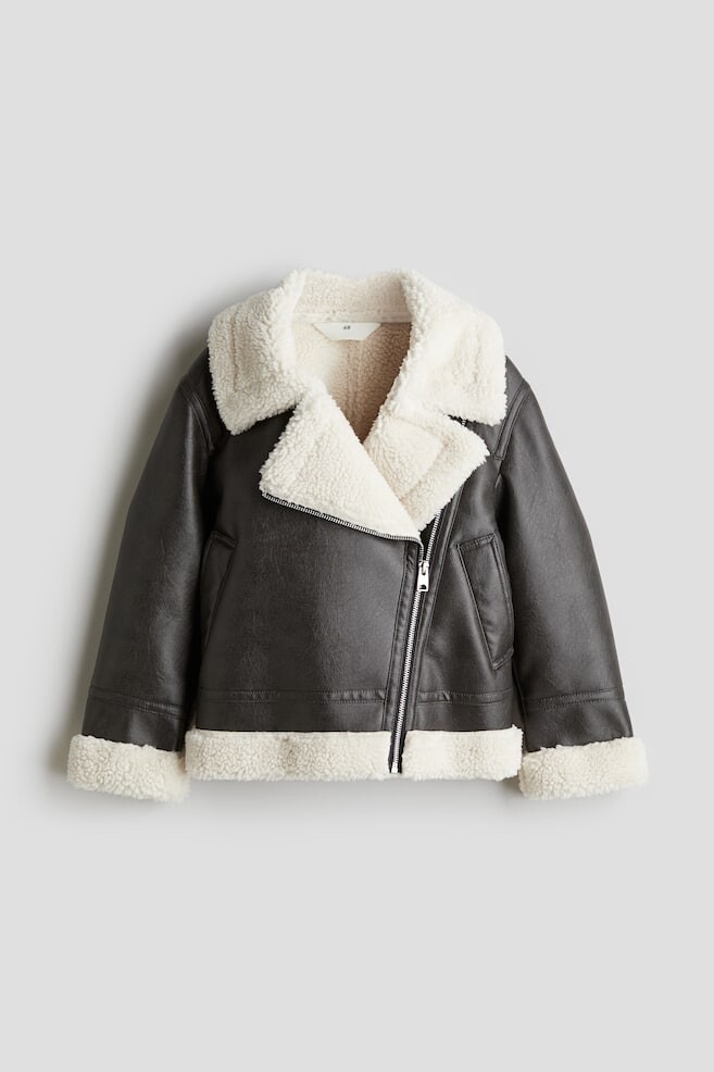 

Летная куртка H&M, черный