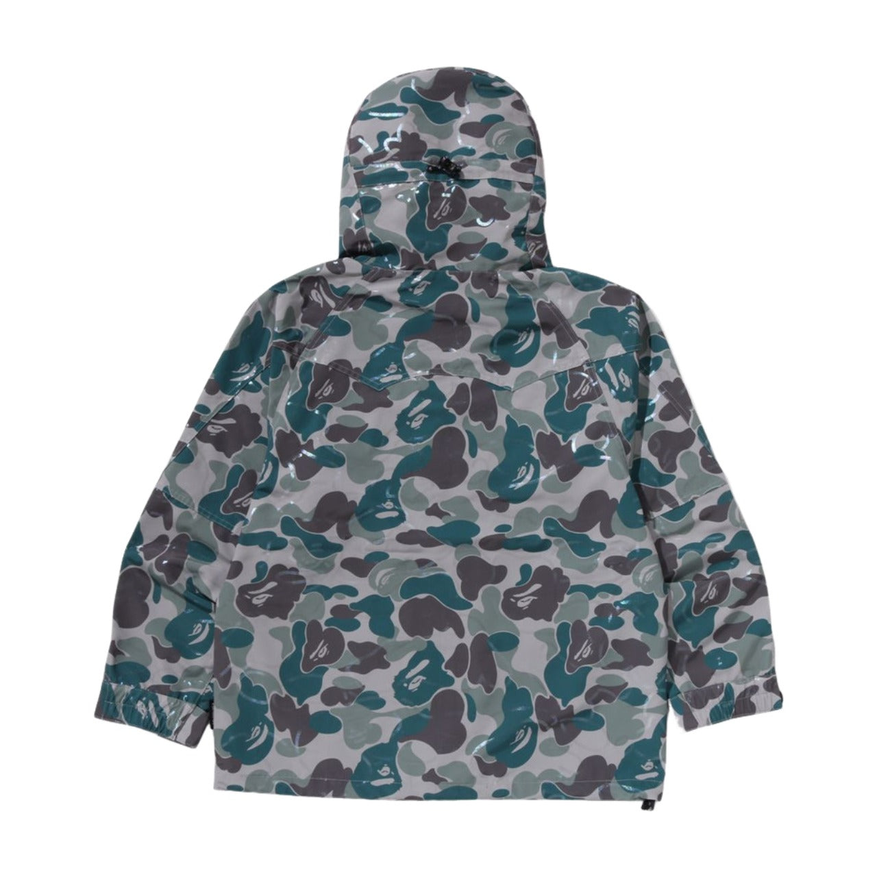 Сноубордическая куртка A Bathing Ape с ламинированным камуфляжным рисунком, цвет «бежевый» — фото 2
