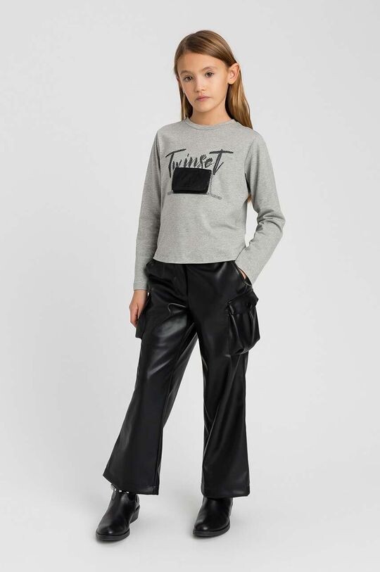 

Детский лонгслив Twinset, серый
