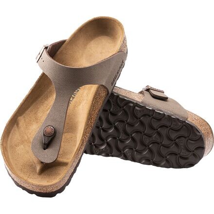 Сандалии Gizeh женские Birkenstock, цвет Mocha Birkibuc — фото 2