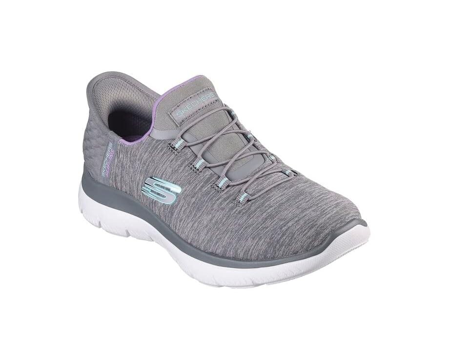 

Кроссовки SKECHERS Summits - Hands Free Slip-Ins, цвет Gray/Mint