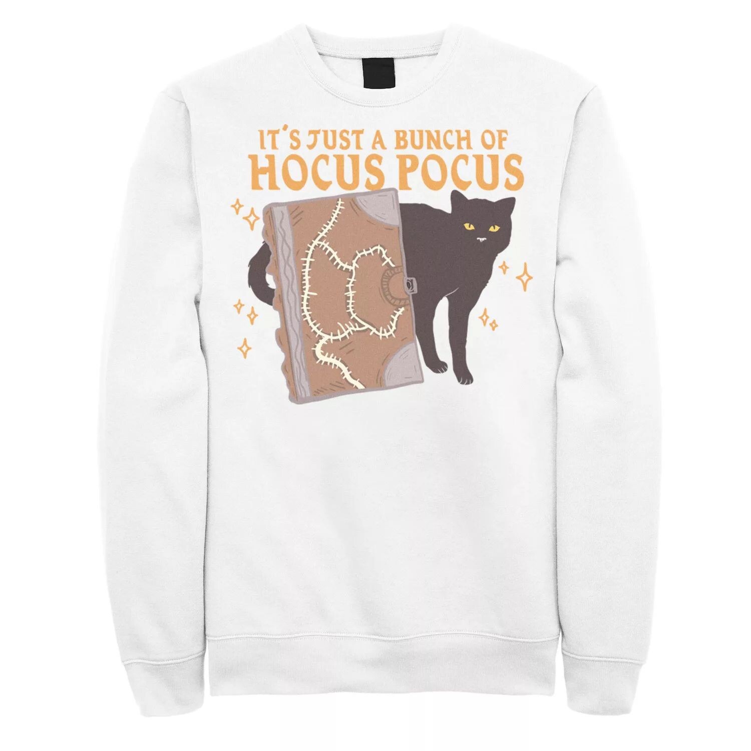 

Мужской свитшот Hocus Pocus Binx And Book Movie Quote Licensed Character