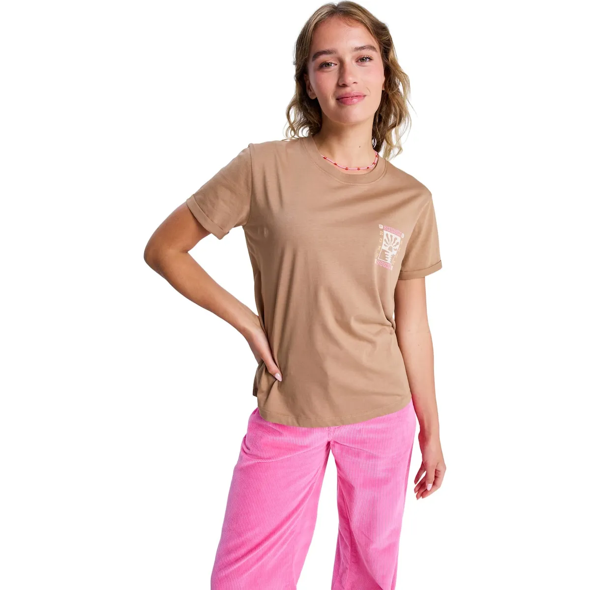 

Футболка для женщин Oceanregular Poster Roxy, коричневый