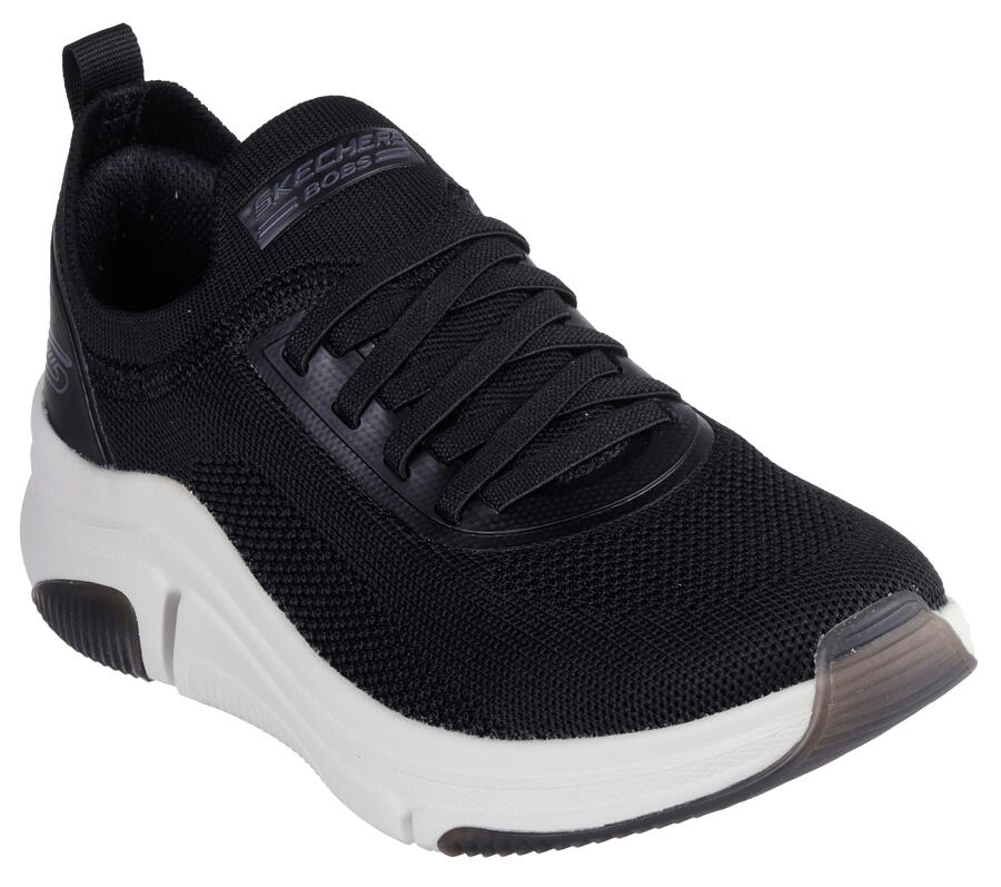 SKECHERS Женские кроссовки BOBS SPARROW FLEX INSTANT CLOUT Slip-On, черные/белые