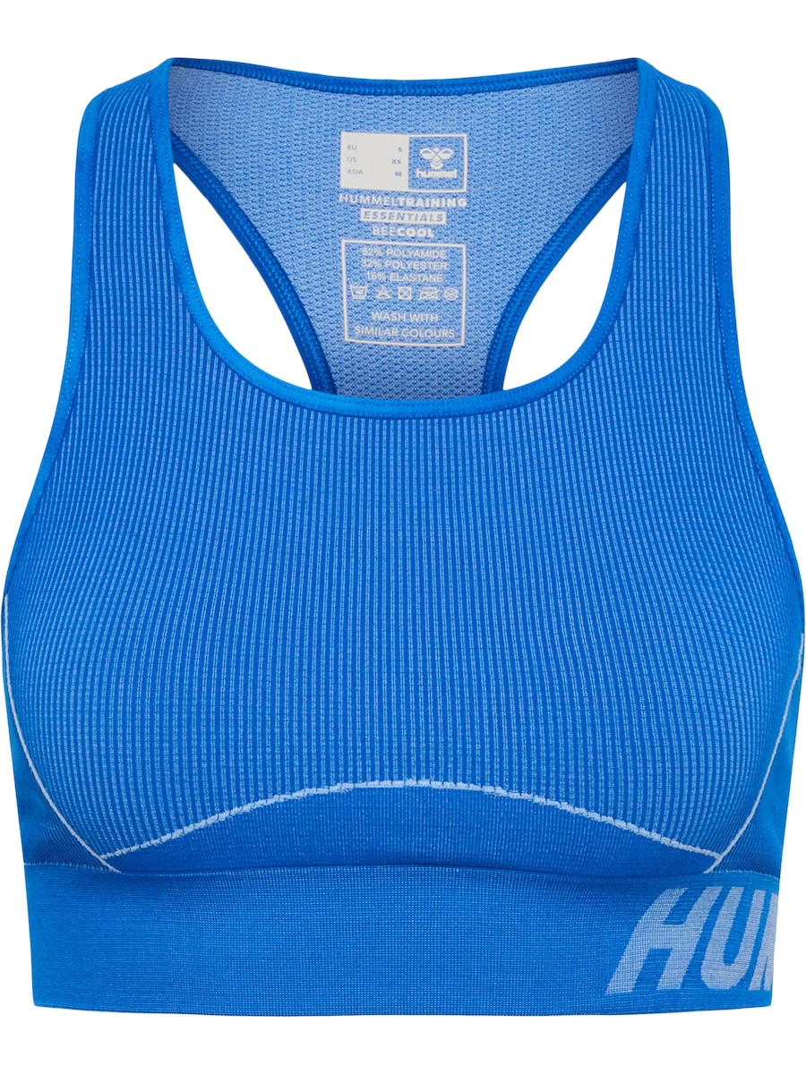 

Спортивный бюстгальтер-бралетт Hummel Christel, синий/голубой