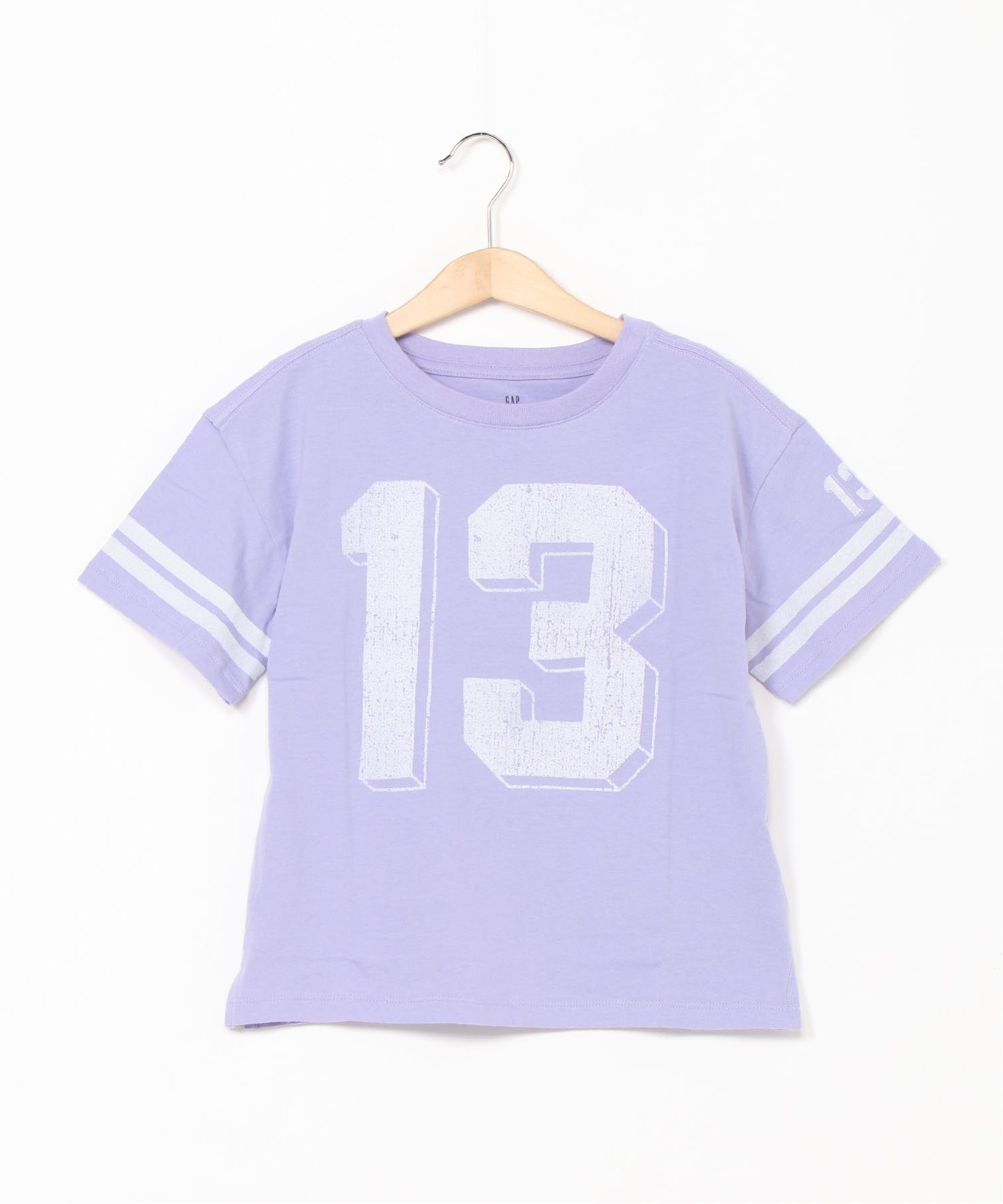 Туника в стиле университетской формы с графическим принтом (детская) Gap, WARM_VIOLET_568 — фото 3