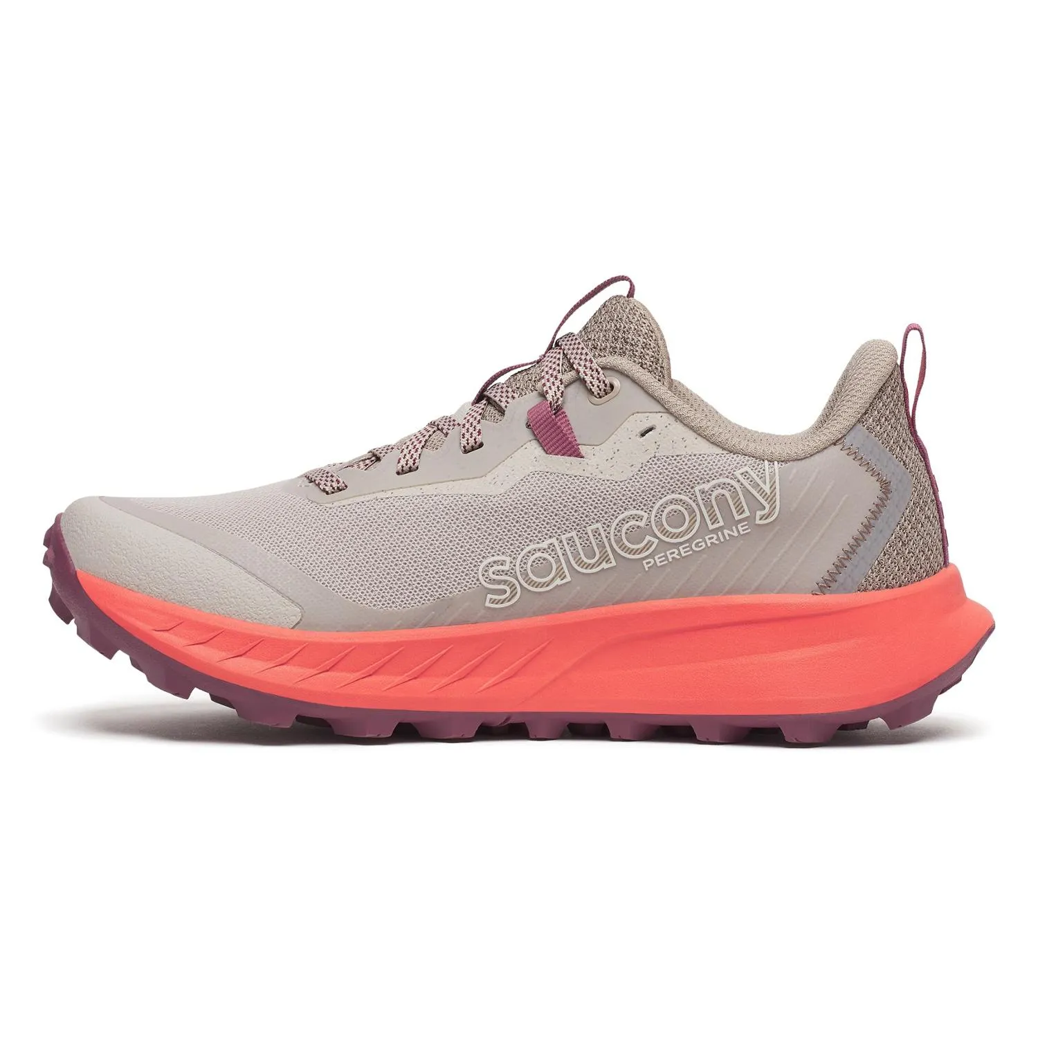 Женские кроссовки для трейлраннинга Peregrine 15 Saucony, Oat/Salmon — фото 3