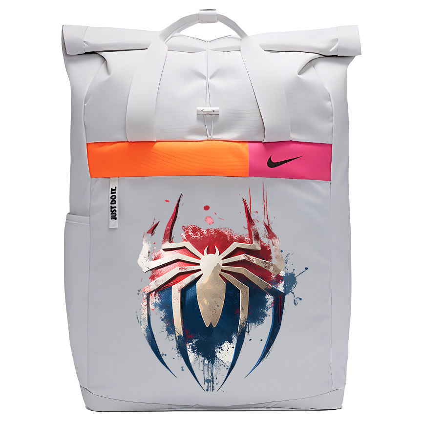 

Nike Тканевый рюкзак с принтом унисекс белый, Spider