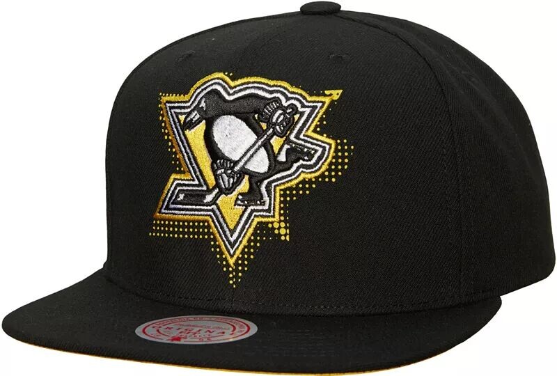 

Кепка с большим лицом Mitchell & Ness Pittsburgh Penguins Snapback