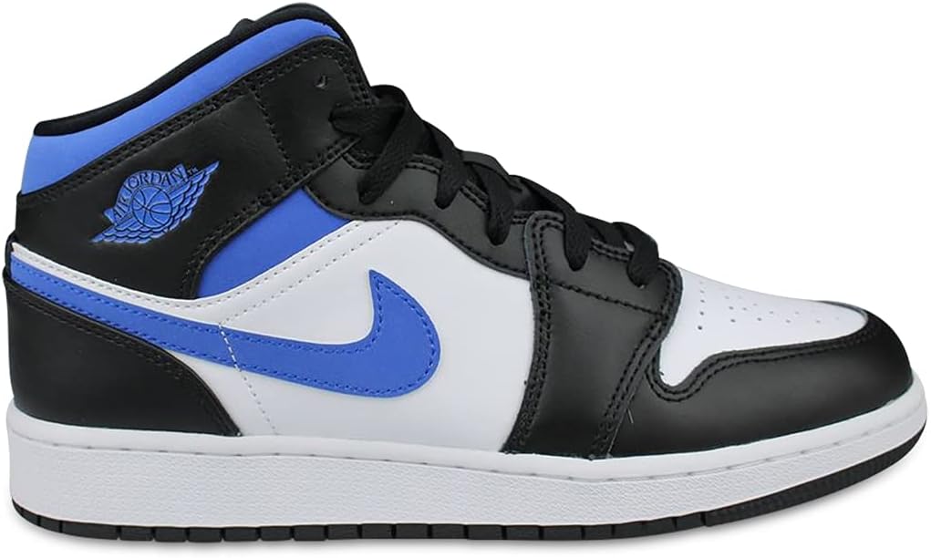 

Детские кроссовки Nike Air Jordan 1 Mid, белый/синий/черный