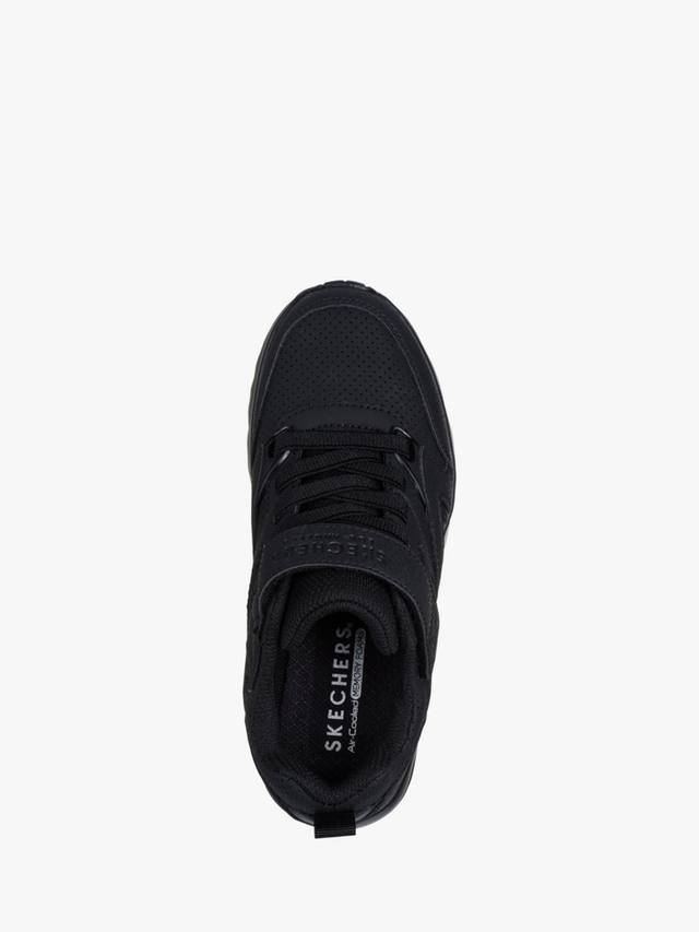 Детские школьные кроссовки Street Uno Lite Echo Surge на шнурках с липучкой Riptape Skechers — фото 4
