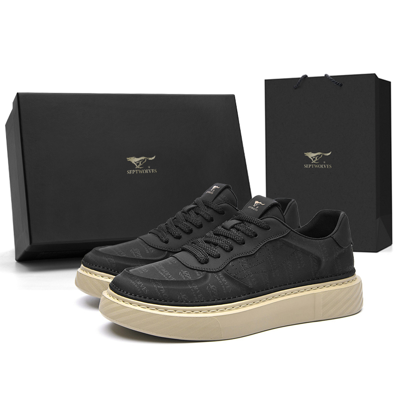 

Низкие мужские кроссовки SEPTWOLVES, Black White (Standard Leather Shoe Size)