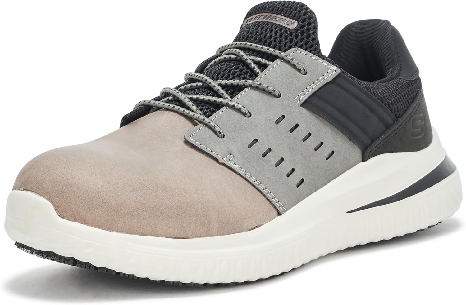 

Мужские кроссовки Skechers Delson 3.0 Sr - с композитным носком Tyoll, серый
