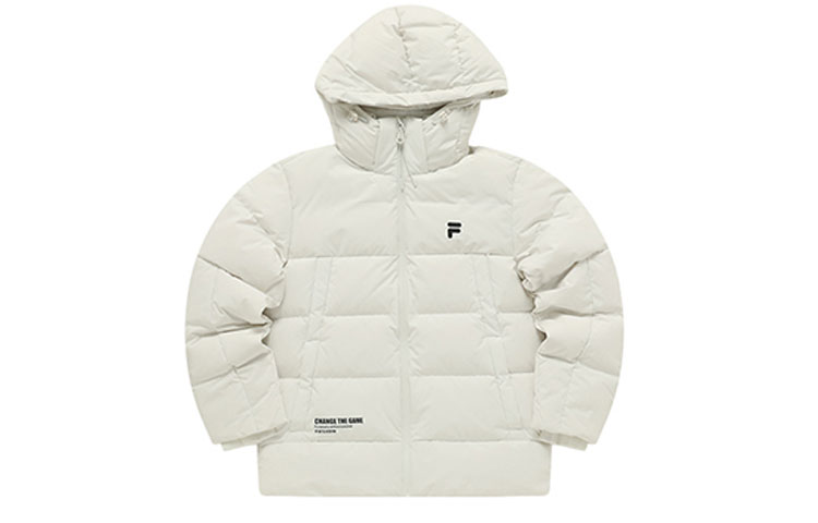 

FILA FUSION Мужская пуховая куртка светло-пыльного серого цвета, Light Mist Gray