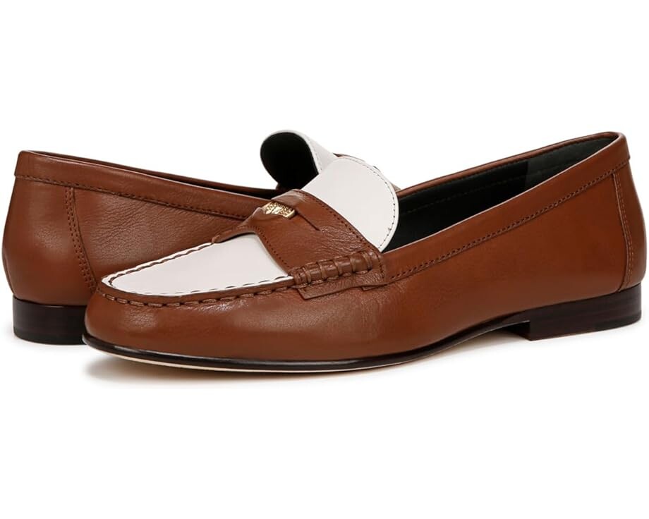 

Лоферы Veronica Beard Penny-2 Slip-ons, цвет Caramel/Lily