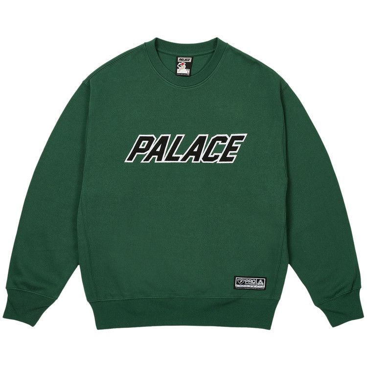 

Свитер Palace Appliqué Team Crew, Racey Green