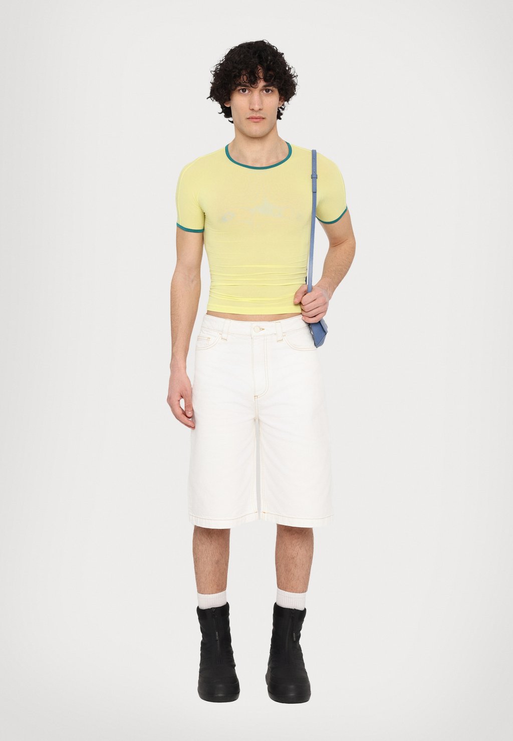 

Базовая футболка STRETCHY SHORT SLEEVE UNISEX Sunnei, желтый