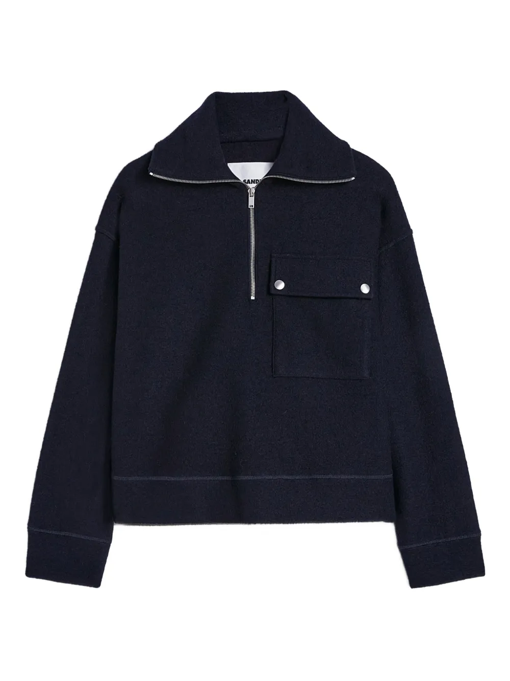 

Фетровая толстовка JIL SANDER, синий