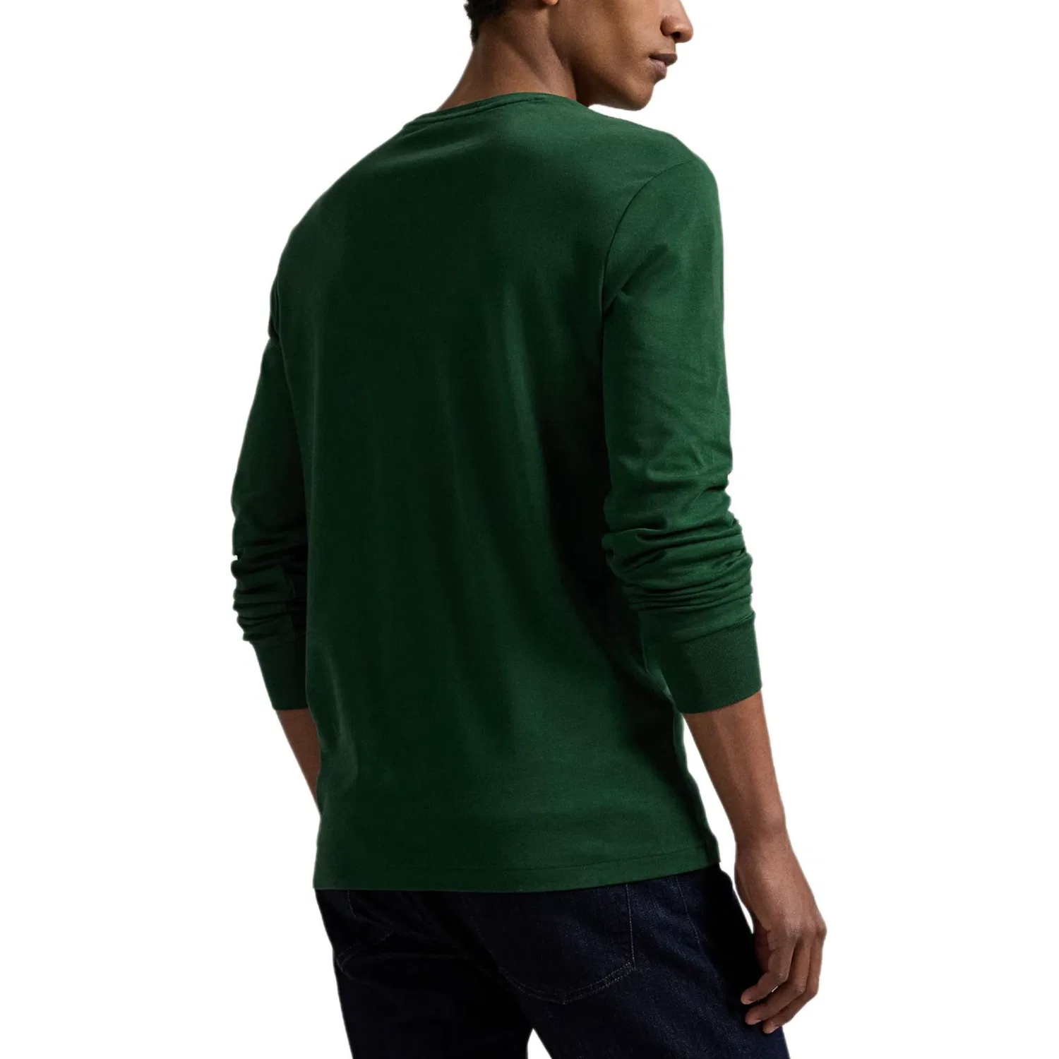 Свитер с длинным рукавом и круглым вырезом Polo Ralph Lauren, Vintage Pine Wood Green — фото 4