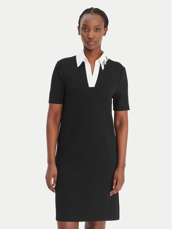 

Повседневное платье regular fit B1W13029 Karl Lagerfeld, черный