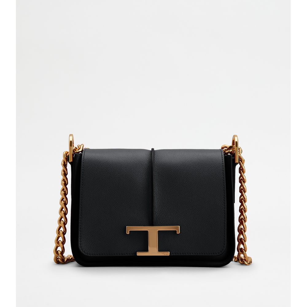 

Миниатюрная кожаная сумка-кроссбоди T Timeless TOD's, черный