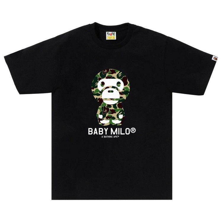 

Футболка BAPE ABC Camo Baby Milo Tee 'Black/Green'