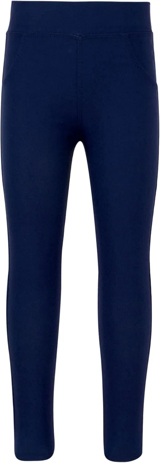 Леггинсы для девочек, эластичные, спортивные, Aislor, Navy Blue